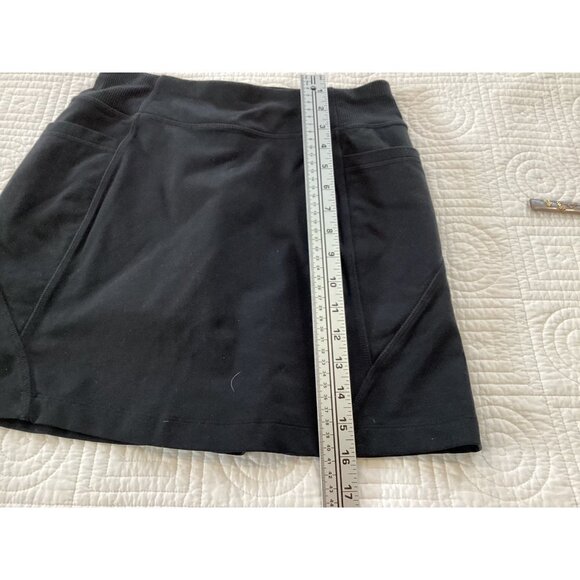 Athleta Women's Excursion Skort Skirt Black Large pockets 153396 Size XS - Picture 6 of 10